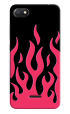 Fire Flames Redmi 6A Hard Case Back Cover by Casekaro