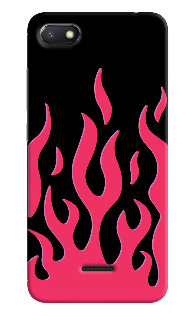 Fire Flames Redmi 6A Hard Case Back Cover by Casekaro