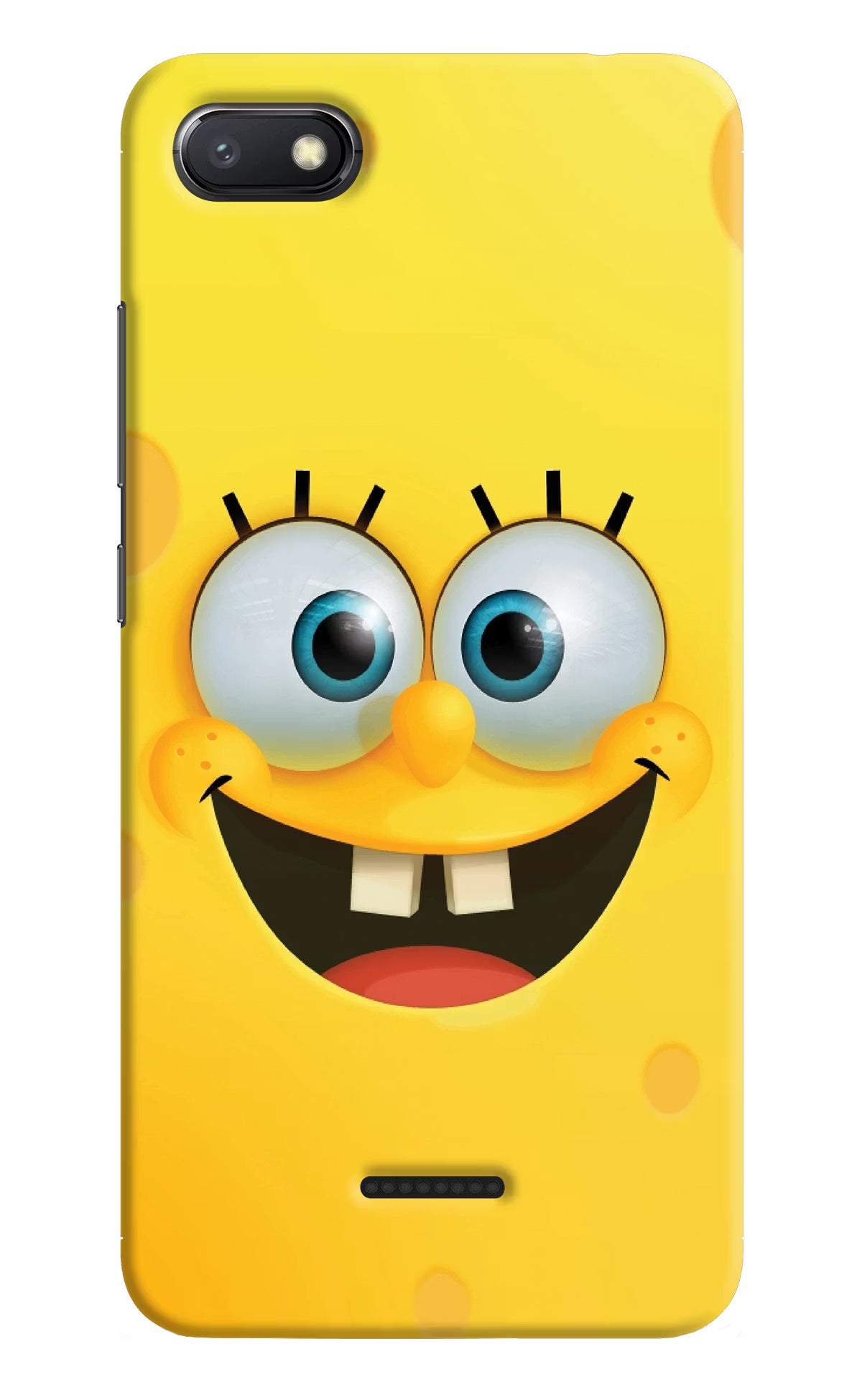 Sponge 1 Redmi 6A Hard Case Back Cover by Casekaro
