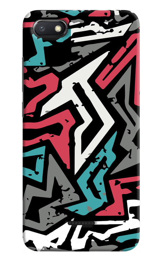 Geometric Graffiti Redmi 6A Hard Case Back Cover by Casekaro