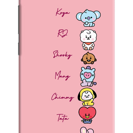 BTS names Redmi 6A Hard Case Back Cover by Casekaro