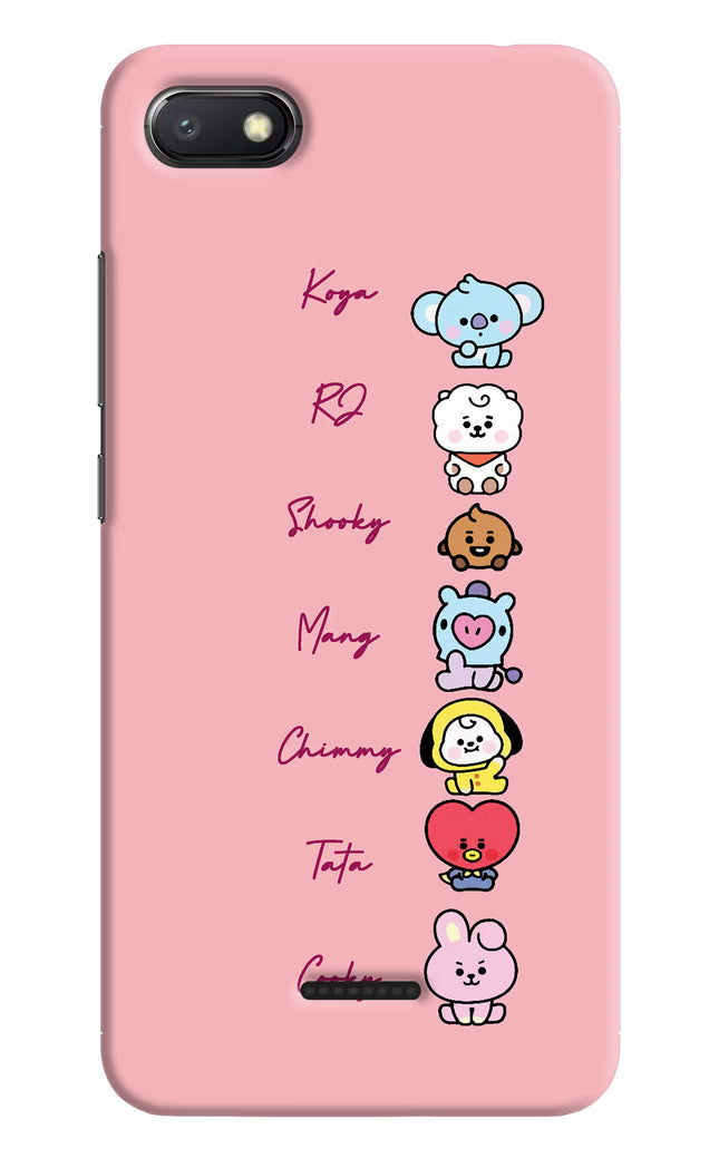 BTS names Redmi 6A Hard Case Back Cover by Casekaro