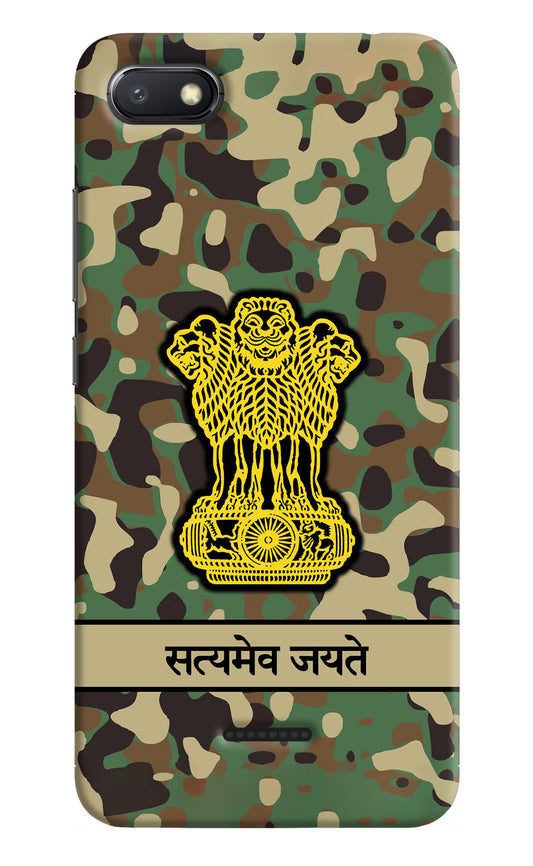 Satyamev Jayate Army Redmi 6A Hard Case Back Cover by Casekaro