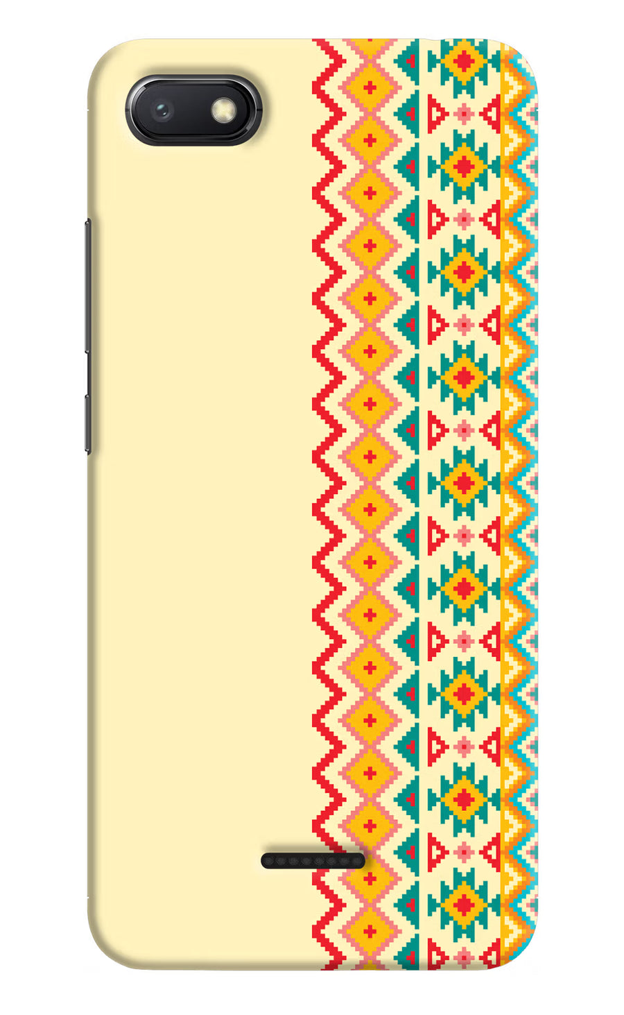 Ethnic Seamless Redmi 6A Back Cover, Hard case