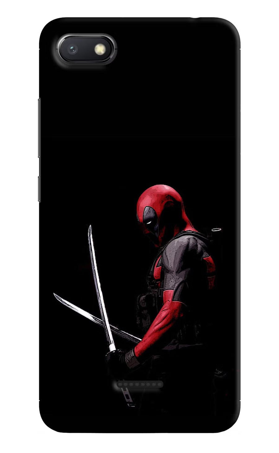 Deadpool Redmi 6A Back Cover, Hard case