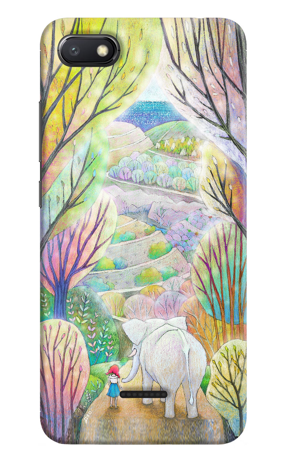 Nature Painting Redmi 6A Hard Case Back Cover by Casekaro