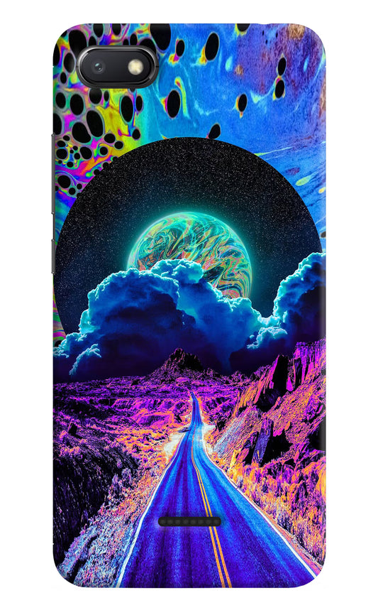 Psychedelic Painting Redmi 6A Hard Case Back Cover by Casekaro
