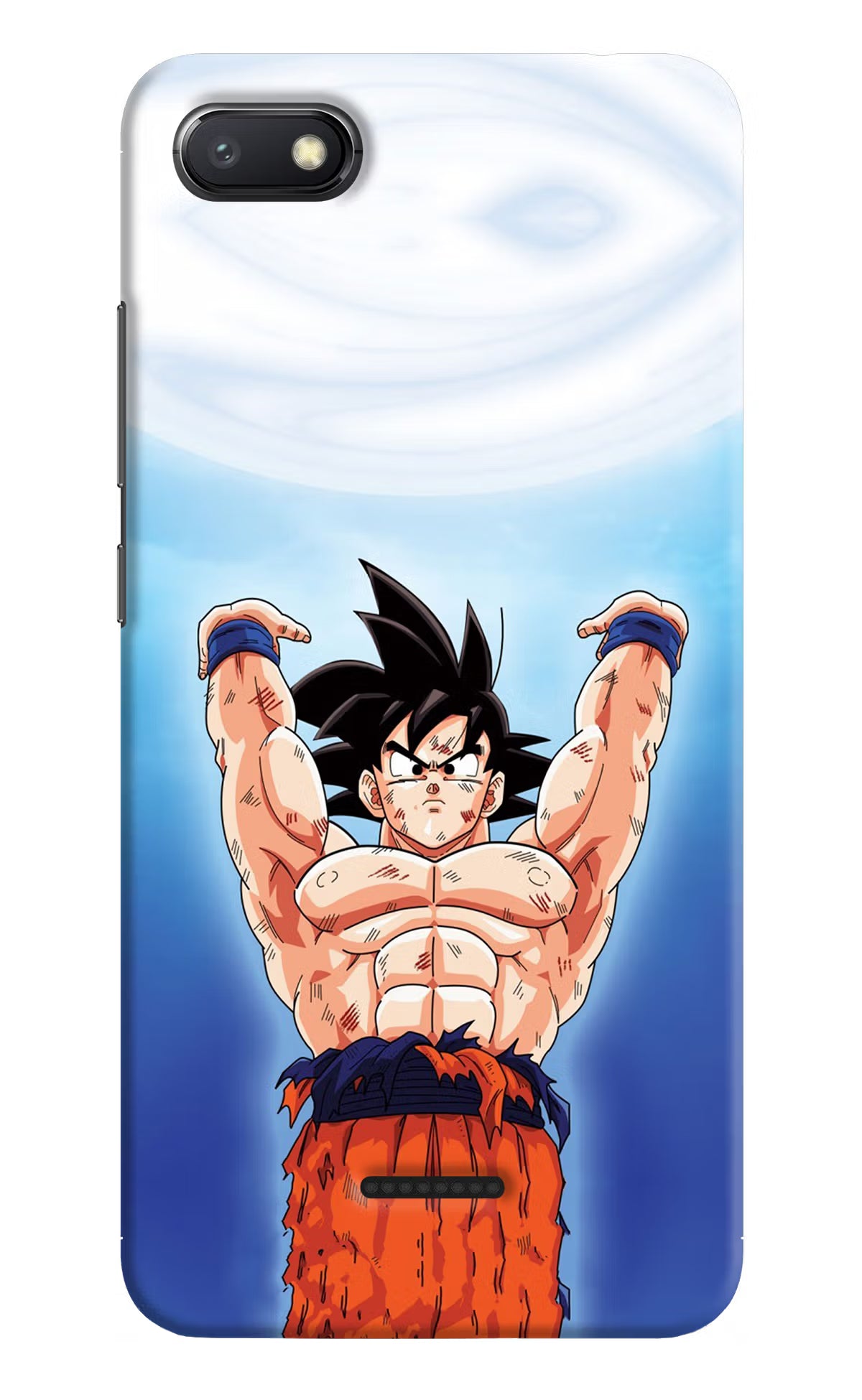 Goku Power Redmi 6A Hard Case Back Cover by Casekaro