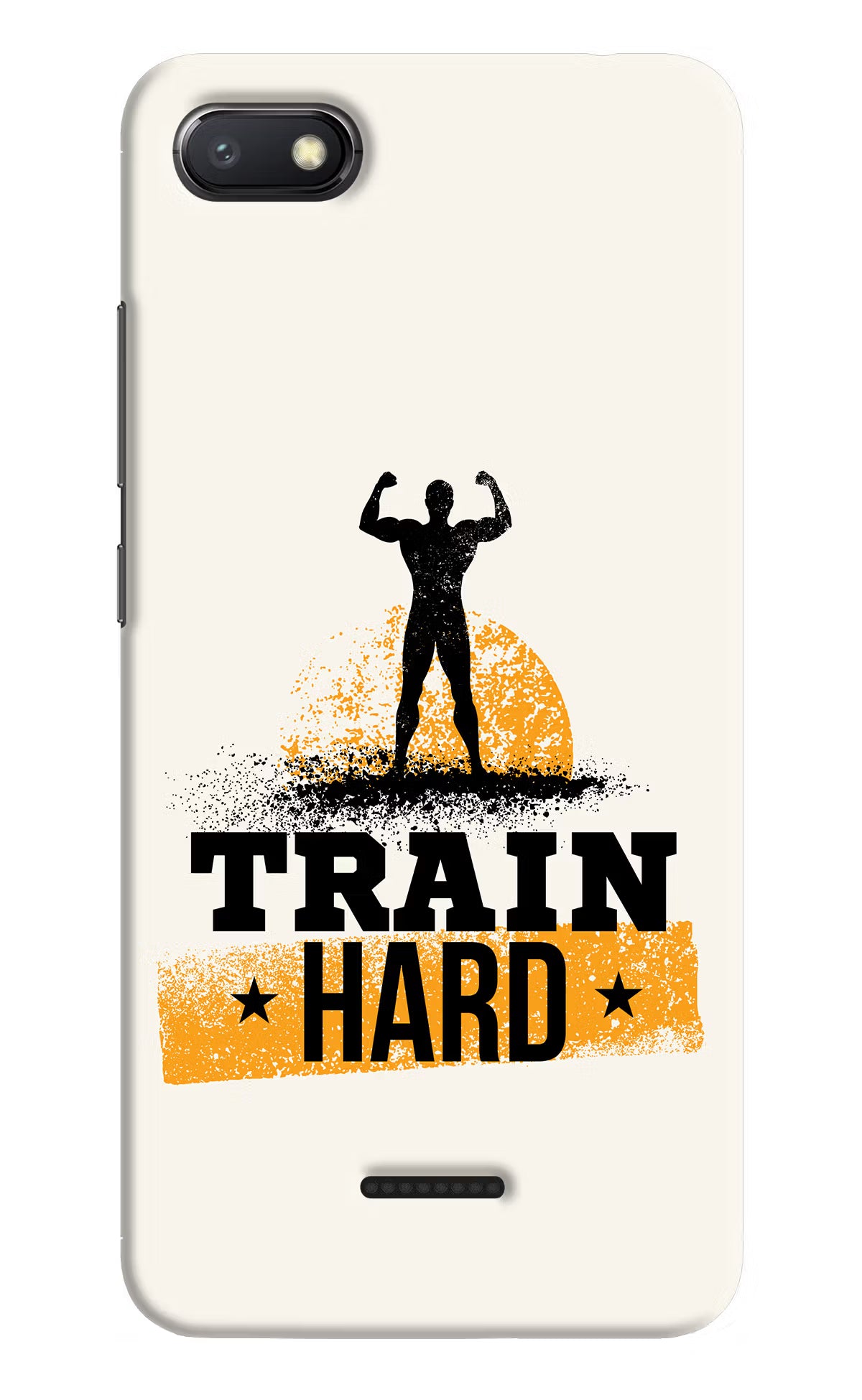 Train Hard Redmi 6A Hard Case Back Cover by Casekaro