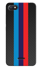 BMW Stripes Pattern Redmi 6A Hard Case Back Cover by Casekaro