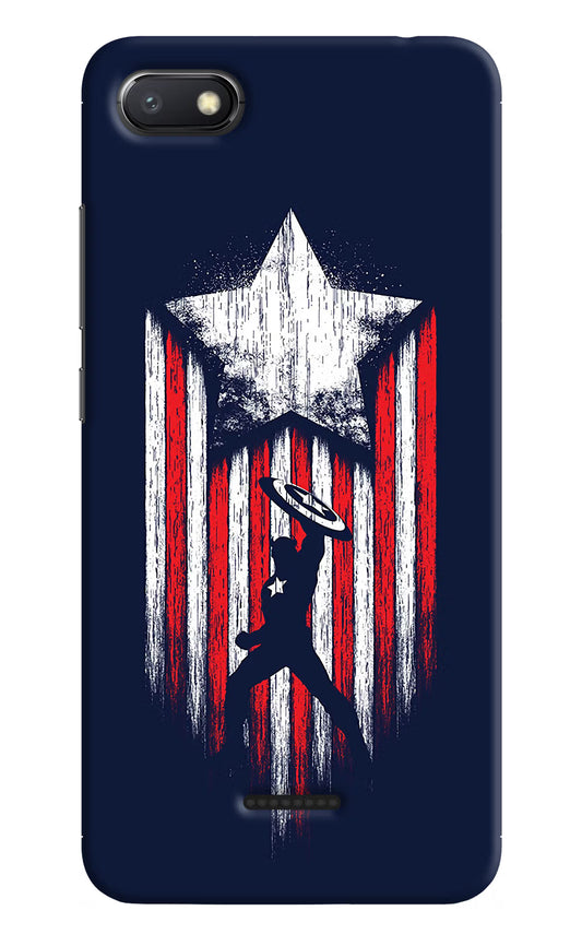 Captain America Marvel Art Redmi 6A Hard Case Back Cover by Casekaro