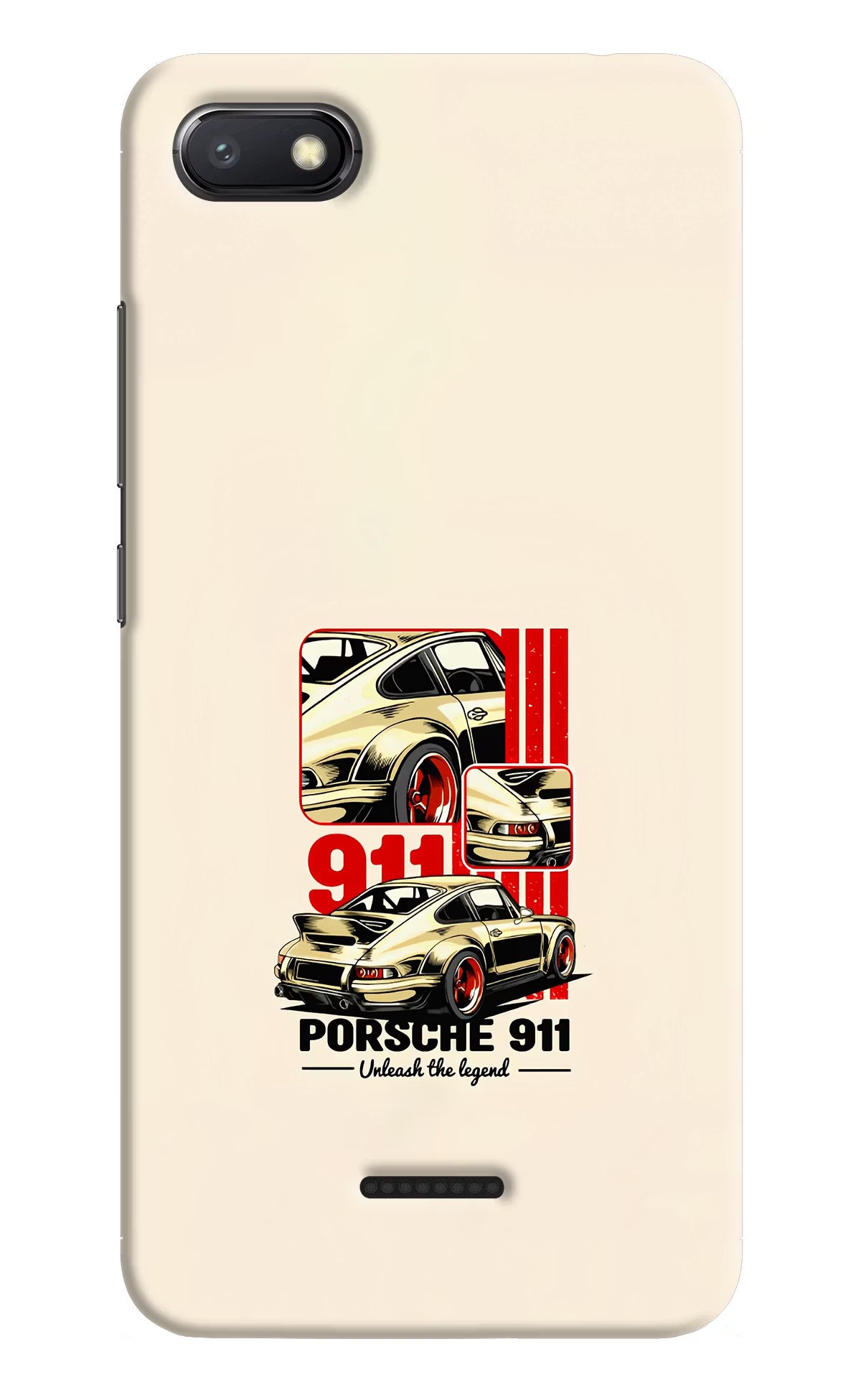 Classic Porsche 911 Redmi 6A Hard Case Back Cover by Casekaro
