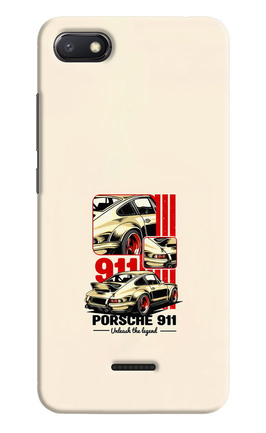 Classic Porsche 911 Redmi 6A Hard Case Back Cover by Casekaro