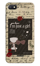 I am just a girl Redmi 6A Hard Case Back Cover by Casekaro