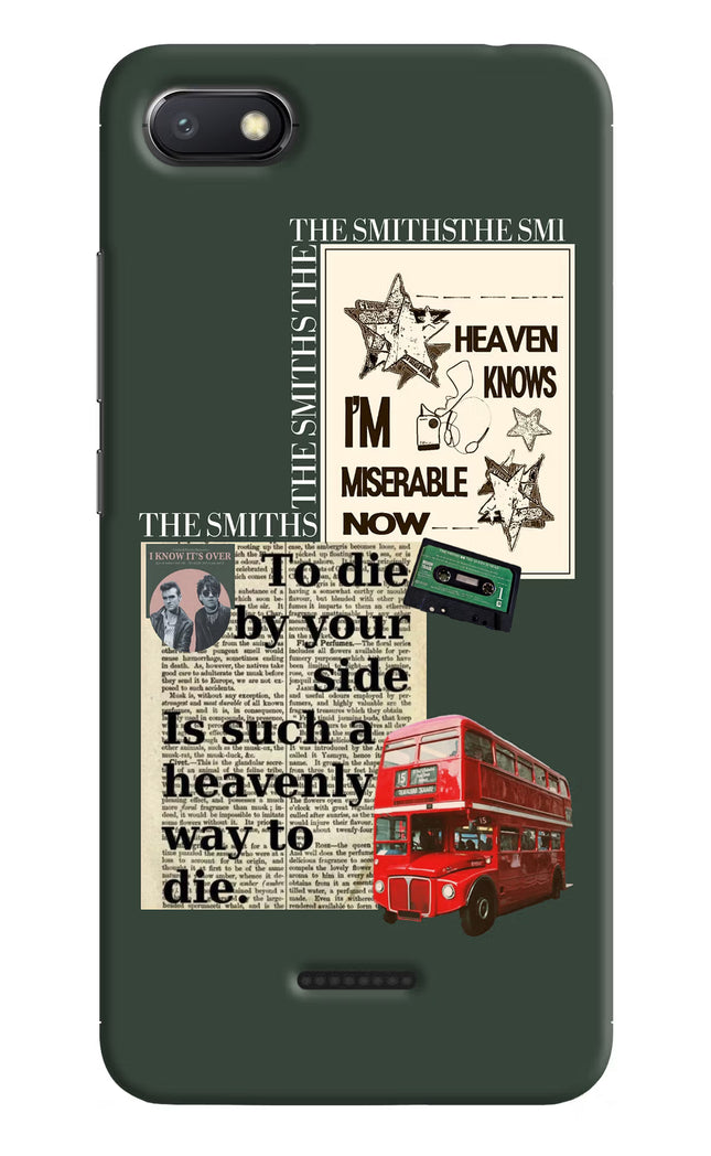 The Smiths Redmi 6A Hard Case Back Cover by Casekaro