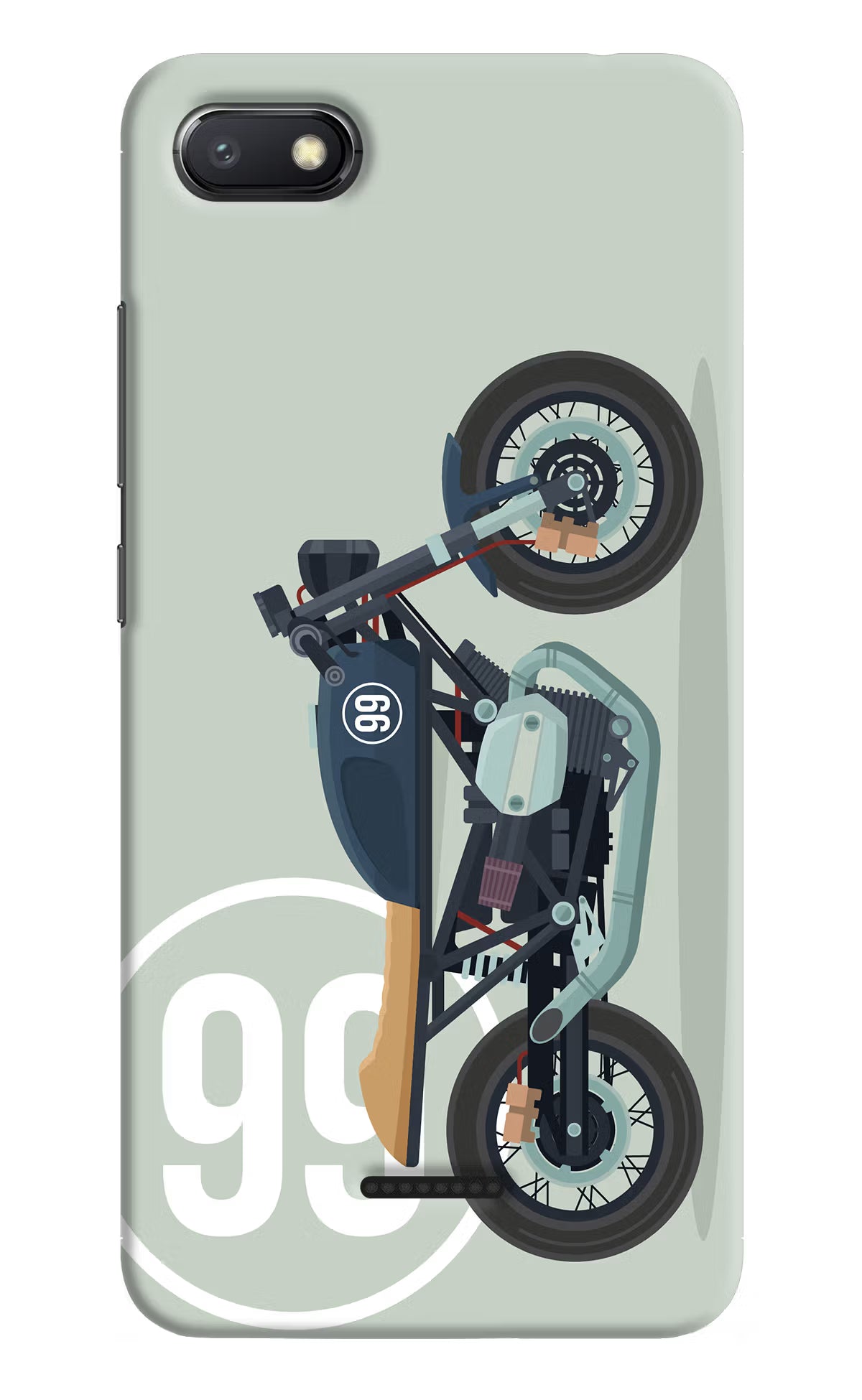 Classic Cafe Racer 99 Redmi 6A Hard Case Back Cover by Casekaro