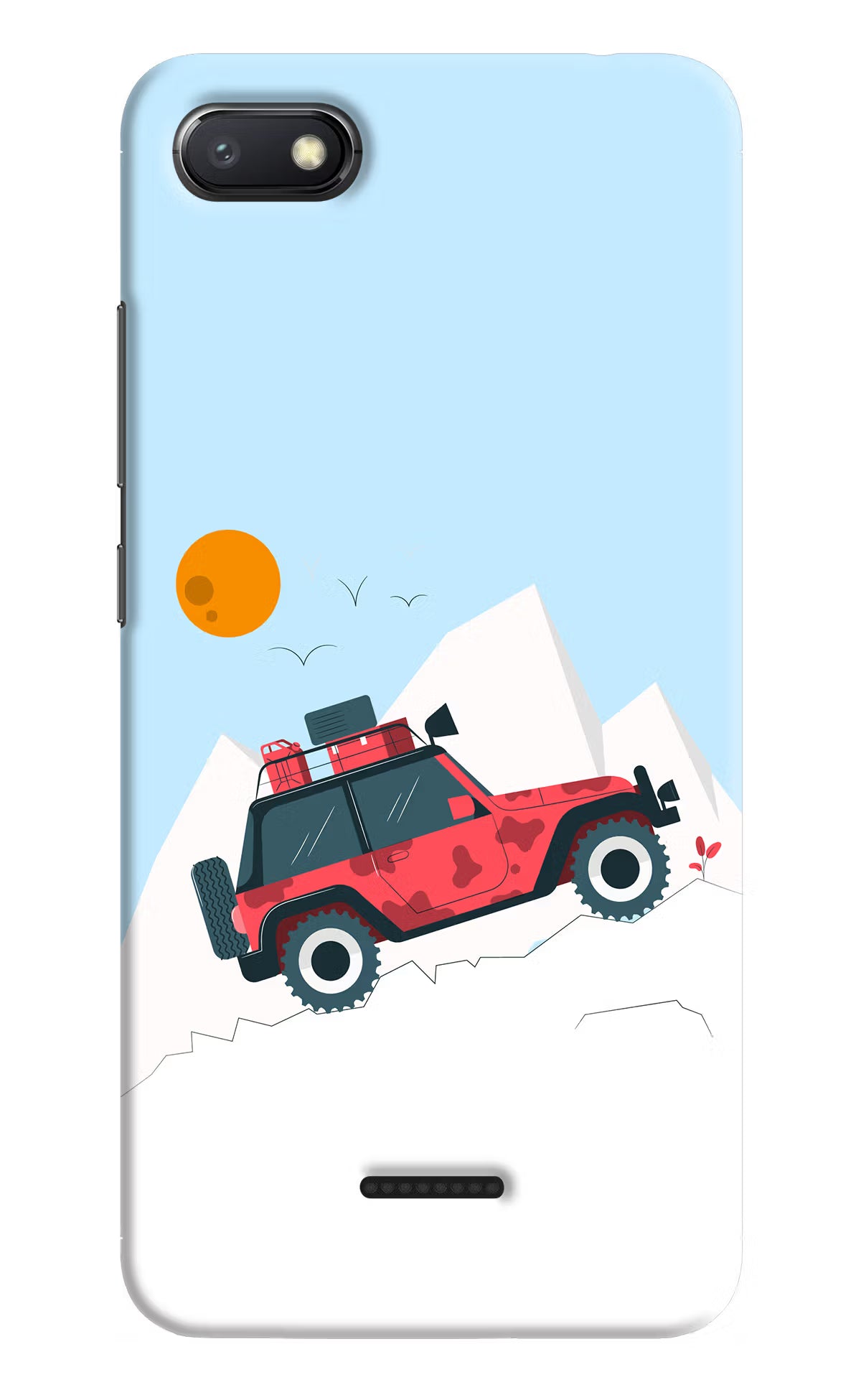 Mountain Trail Beast Redmi 6A Hard Case Back Cover by Casekaro