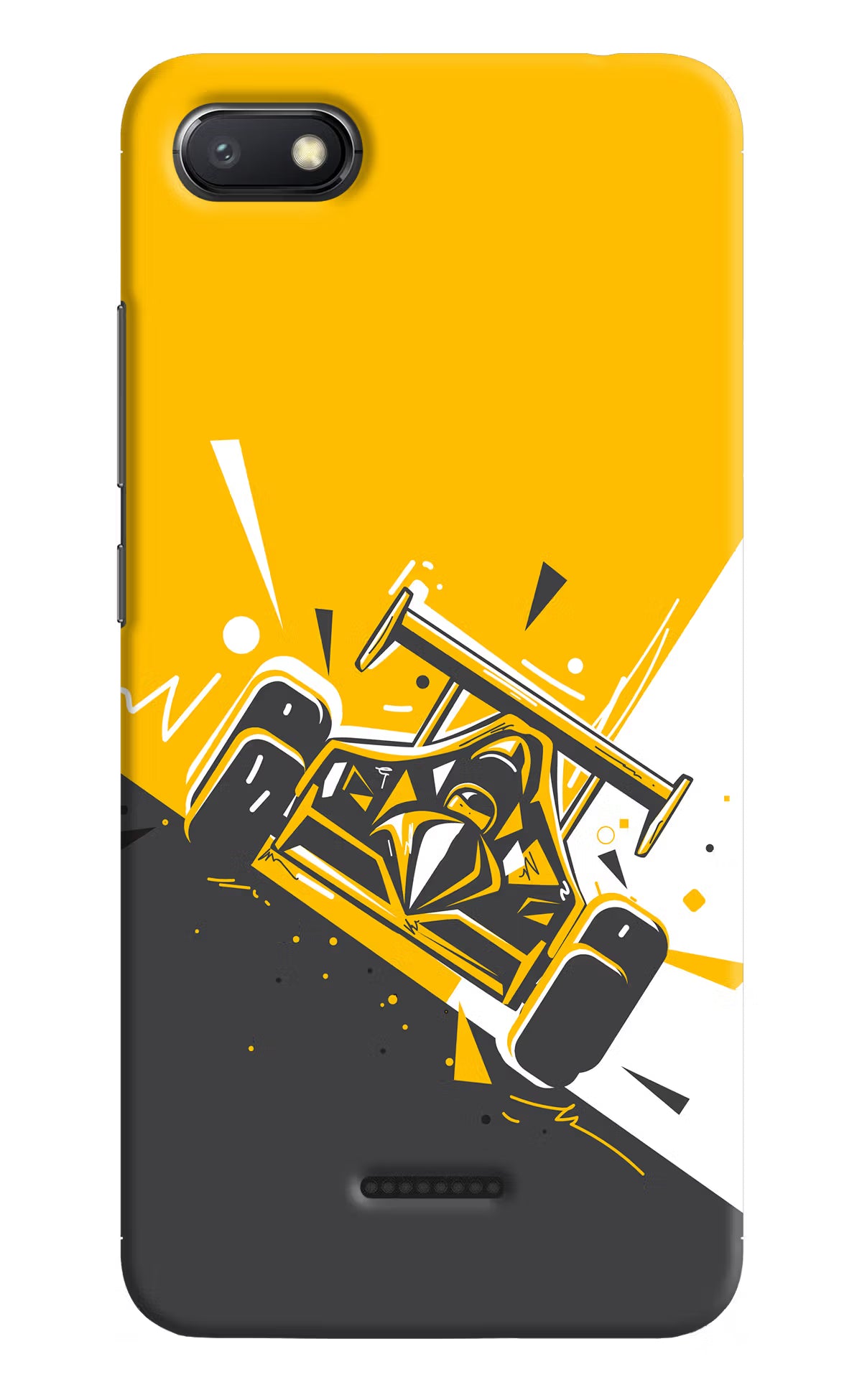 Track King Redmi 6A Hard Case Back Cover by Casekaro