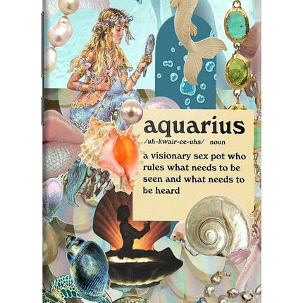 Aquarius Zodiac Redmi 6A Hard Case Back Cover by Casekaro