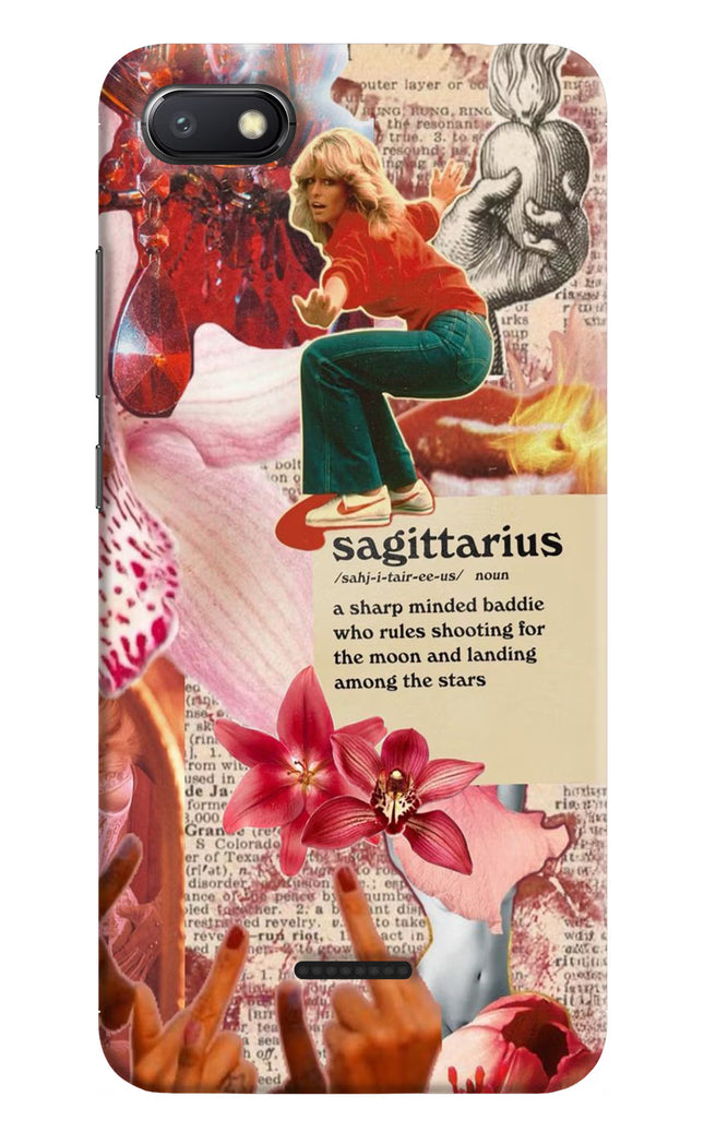 Sagittarius Zodiac Redmi 6A Hard Case Back Cover by Casekaro