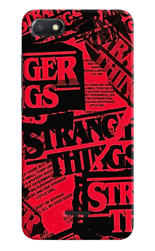 Ordinary Things Redmi 6A Hard Case Back Cover by Casekaro
