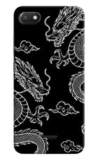 Twin Dragons Redmi 6A Hard Case Back Cover by Casekaro