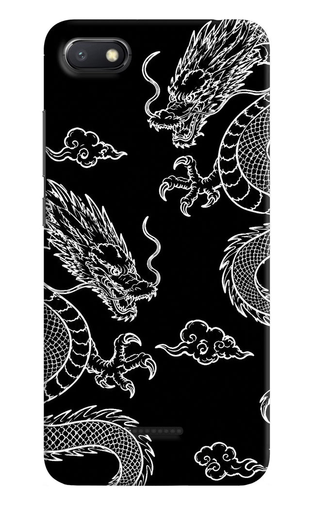 Twin Dragons Redmi 6A Hard Case Back Cover by Casekaro