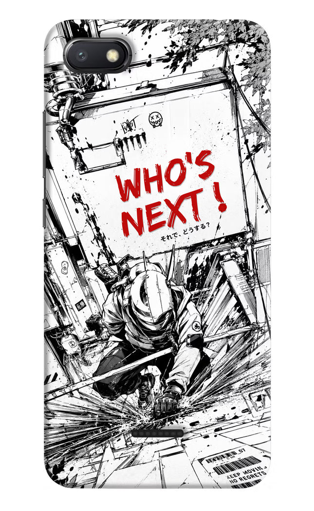 Who's Next Redmi 6A Hard Case Back Cover by Casekaro