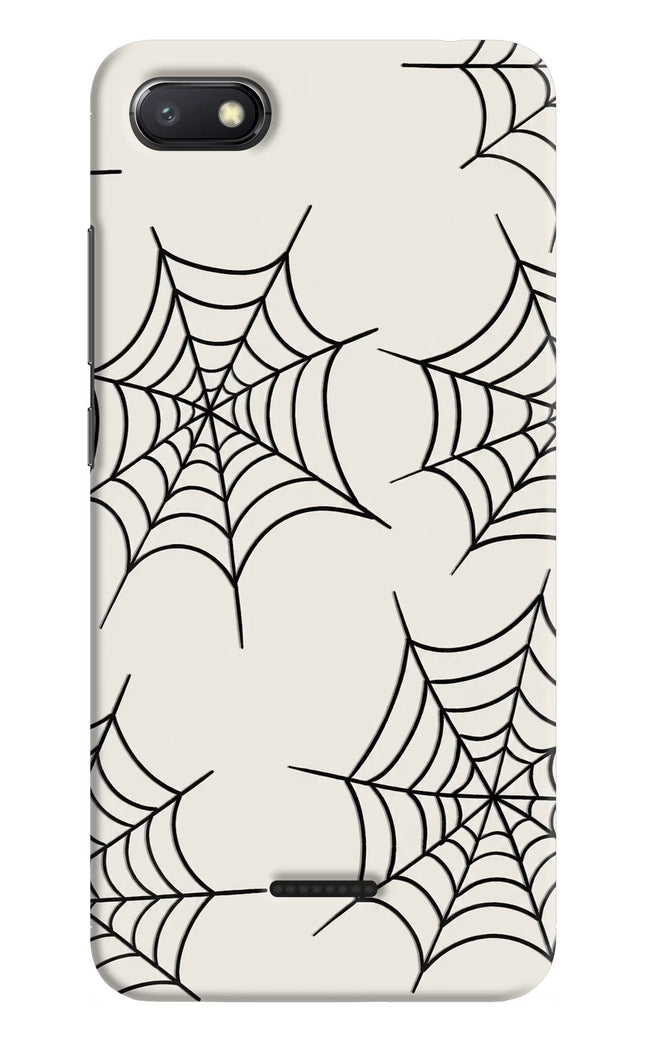 Spider Web Redmi 6A Hard Case Back Cover by Casekaro