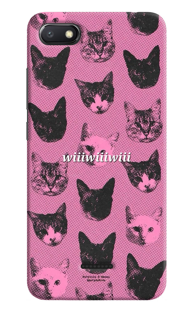 Pink Cats Redmi 6A Hard Case Back Cover by Casekaro