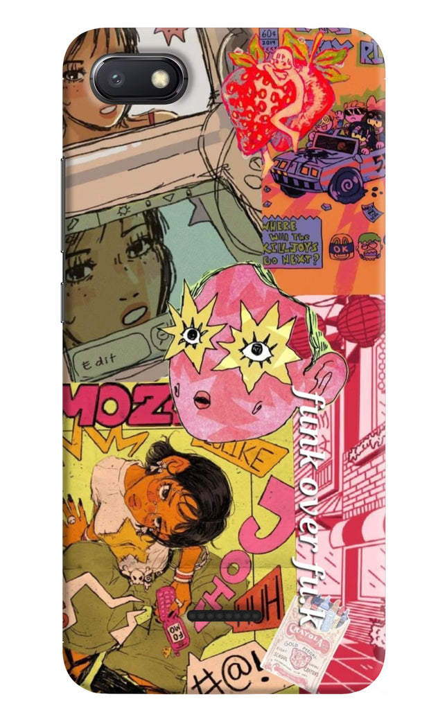 Funkover Redmi 6A Hard Case Back Cover by Casekaro