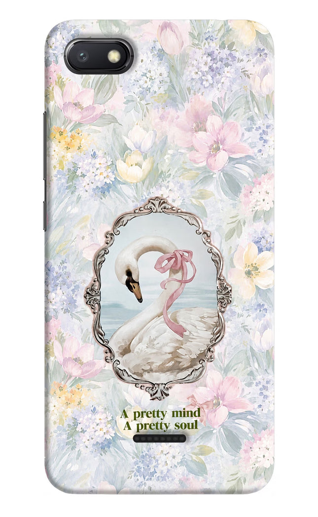 Pretty Mind Pretty Soul Redmi 6A Hard Case Back Cover by Casekaro