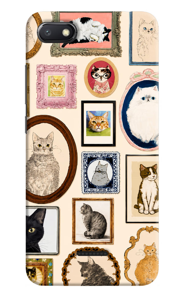 Mirror Cats Redmi 6A Hard Case Back Cover by Casekaro