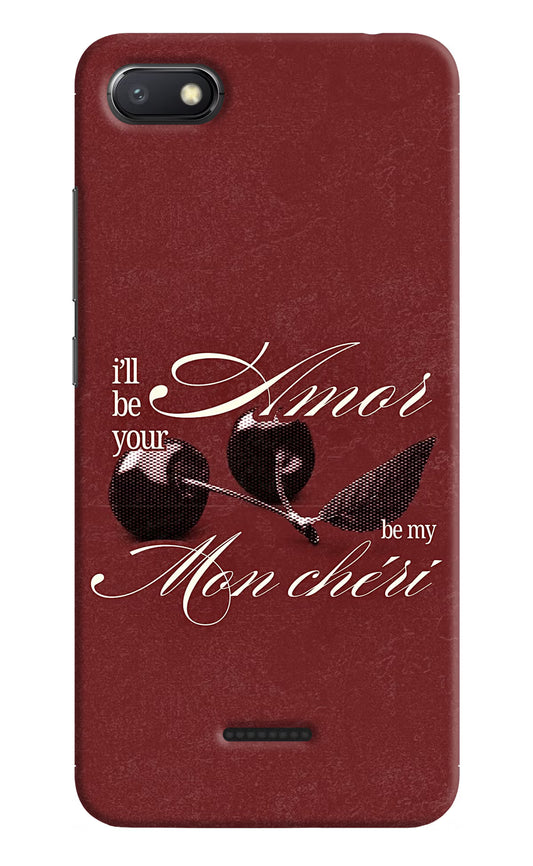 Velvet Cherry Redmi 6A Back Cover