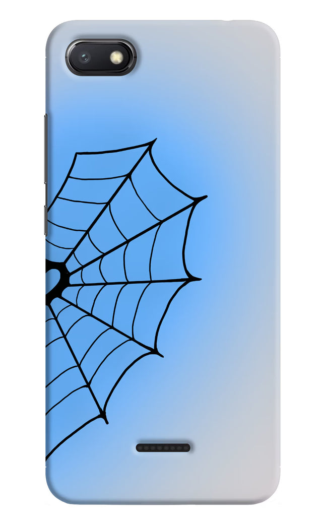 Blue Web Redmi 6A Hard Case Back Cover by Casekaro