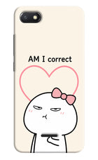 Always Right Redmi 6A Hard Case Back Cover by Casekaro
