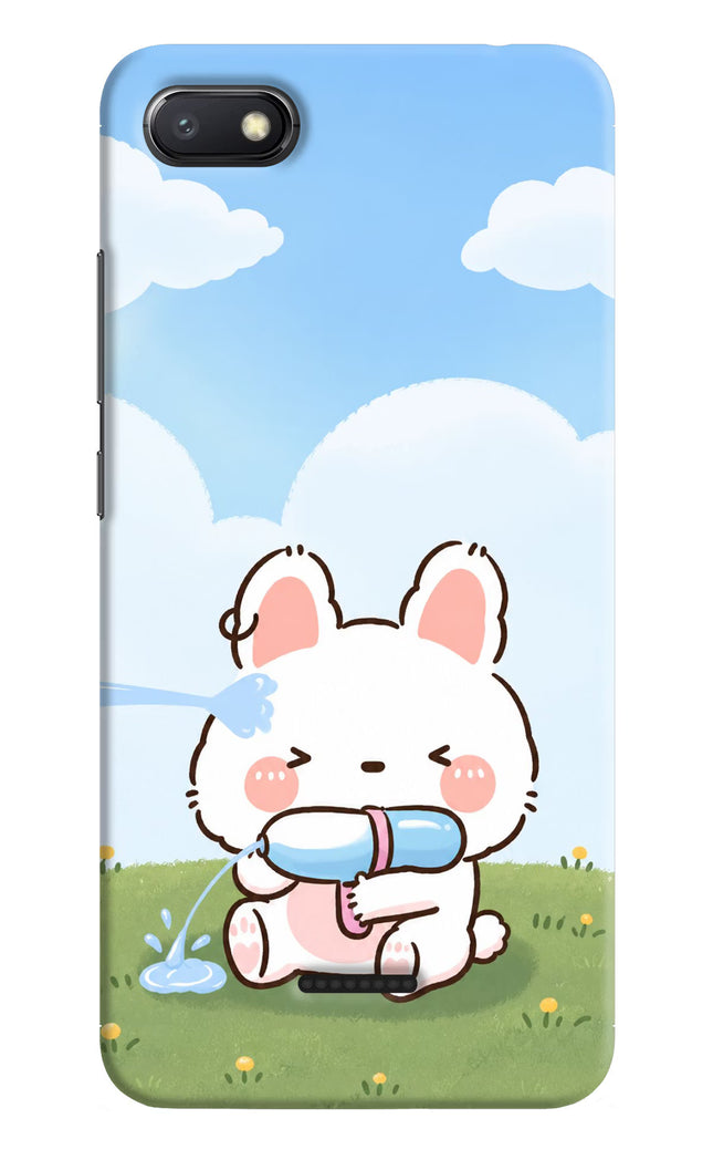 Bunny Treat Redmi 6A Hard Case Back Cover by Casekaro