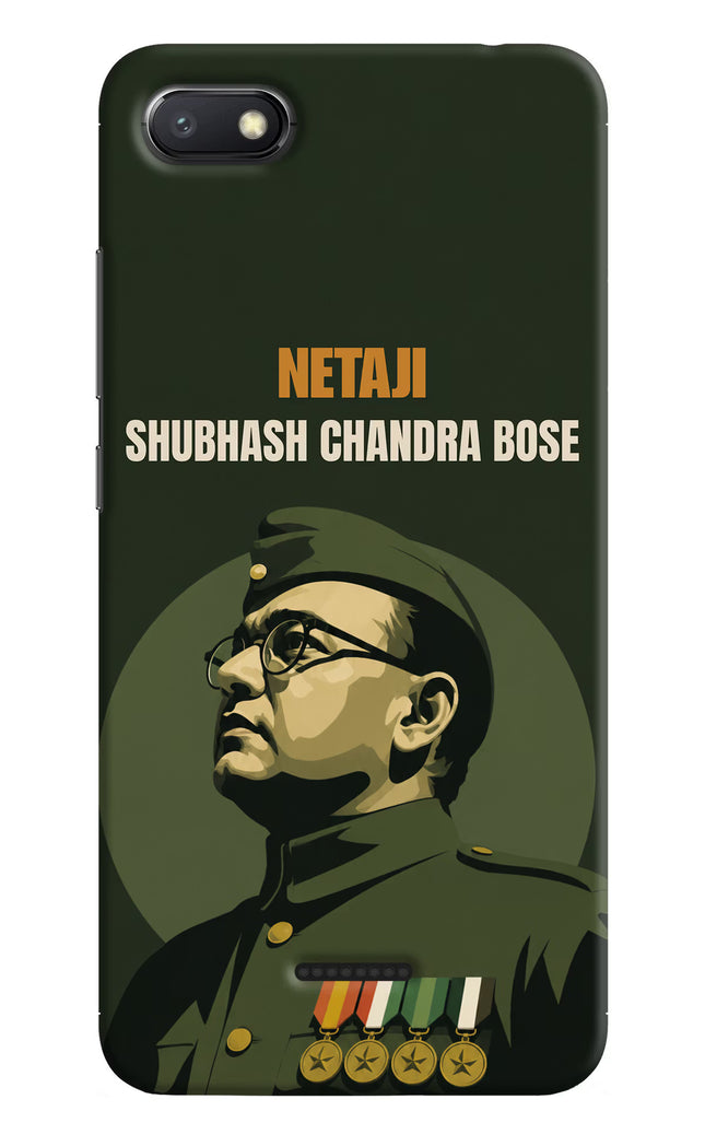 Netaji Legacy Redmi 6A Hard Case Back Cover by Casekaro