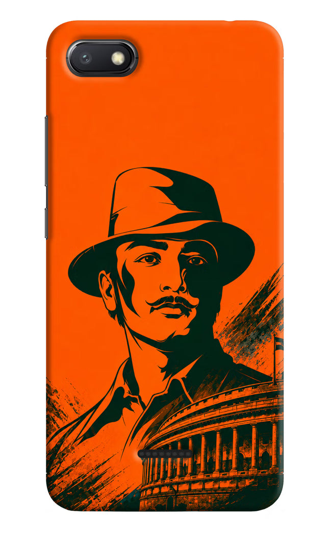 Bhagat Singh Legacy Redmi 6A Hard Case Back Cover by Casekaro
