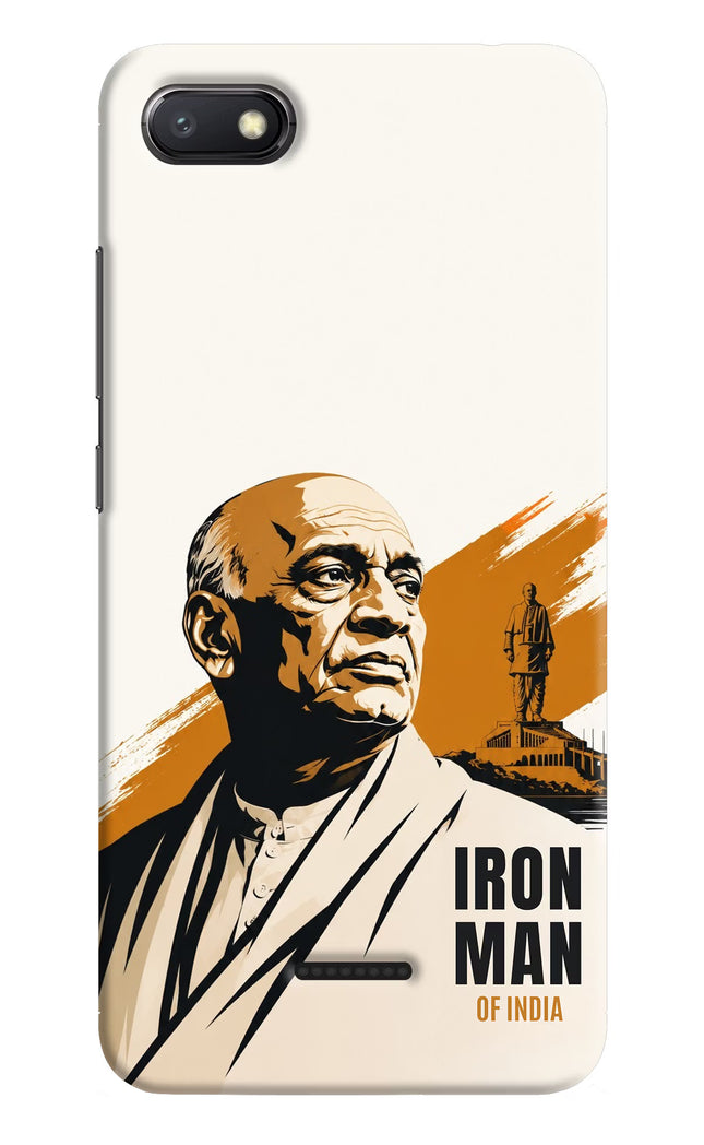 Sardar Patel Iron Will Redmi 6A Hard Case Back Cover by Casekaro