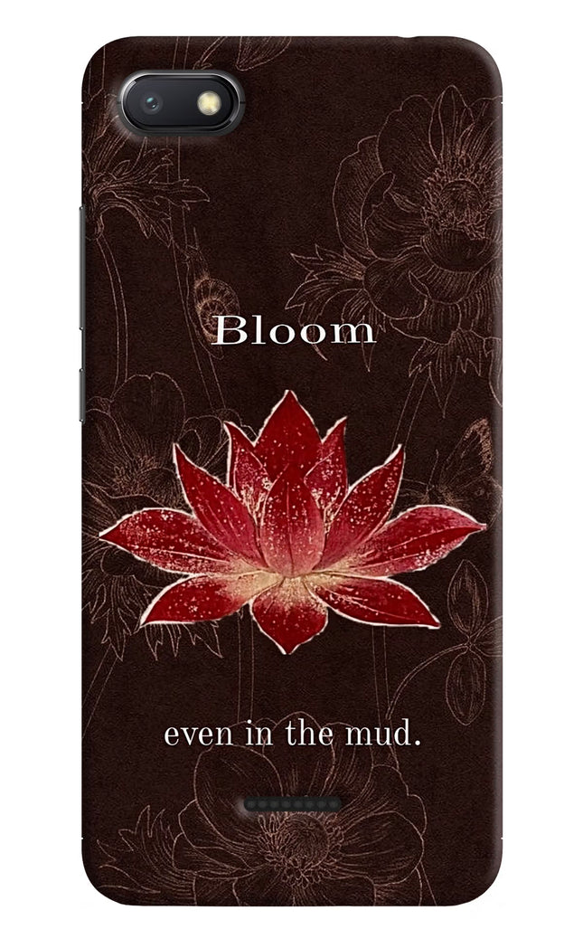 Bloom Redmi 6A Hard Case Back Cover by Casekaro