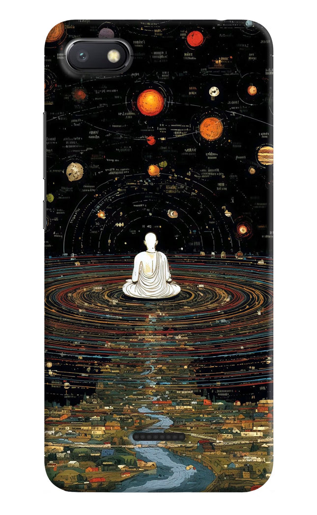 Space Monk Redmi 6A Hard Case Back Cover by Casekaro