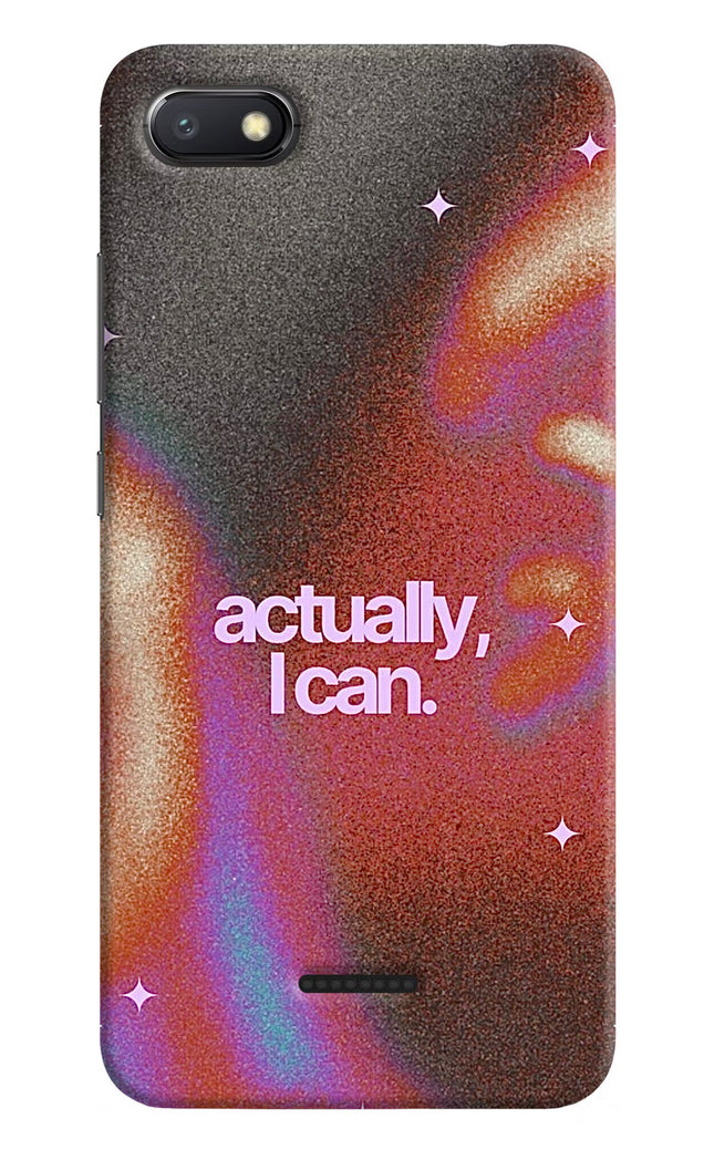 Pink Aura Redmi 6A Hard Case Back Cover by Casekaro