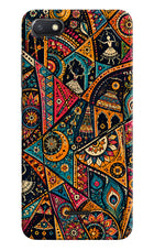 Folk Print Redmi 6A Back Cover