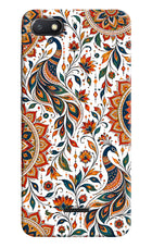 White Mayura Redmi 6A Back Cover
