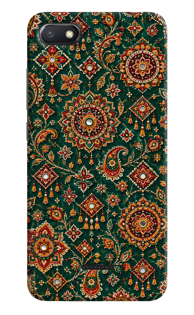 Green Pataka Redmi 6A Hard Case Back Cover by Casekaro