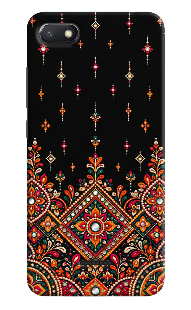 Noir Mehfil Redmi 6A Hard Case Back Cover by Casekaro