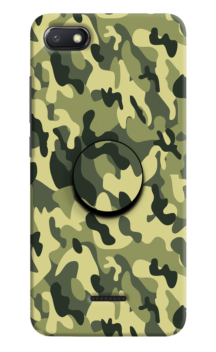 Camouflage Redmi 6A Pop Case, Hard case