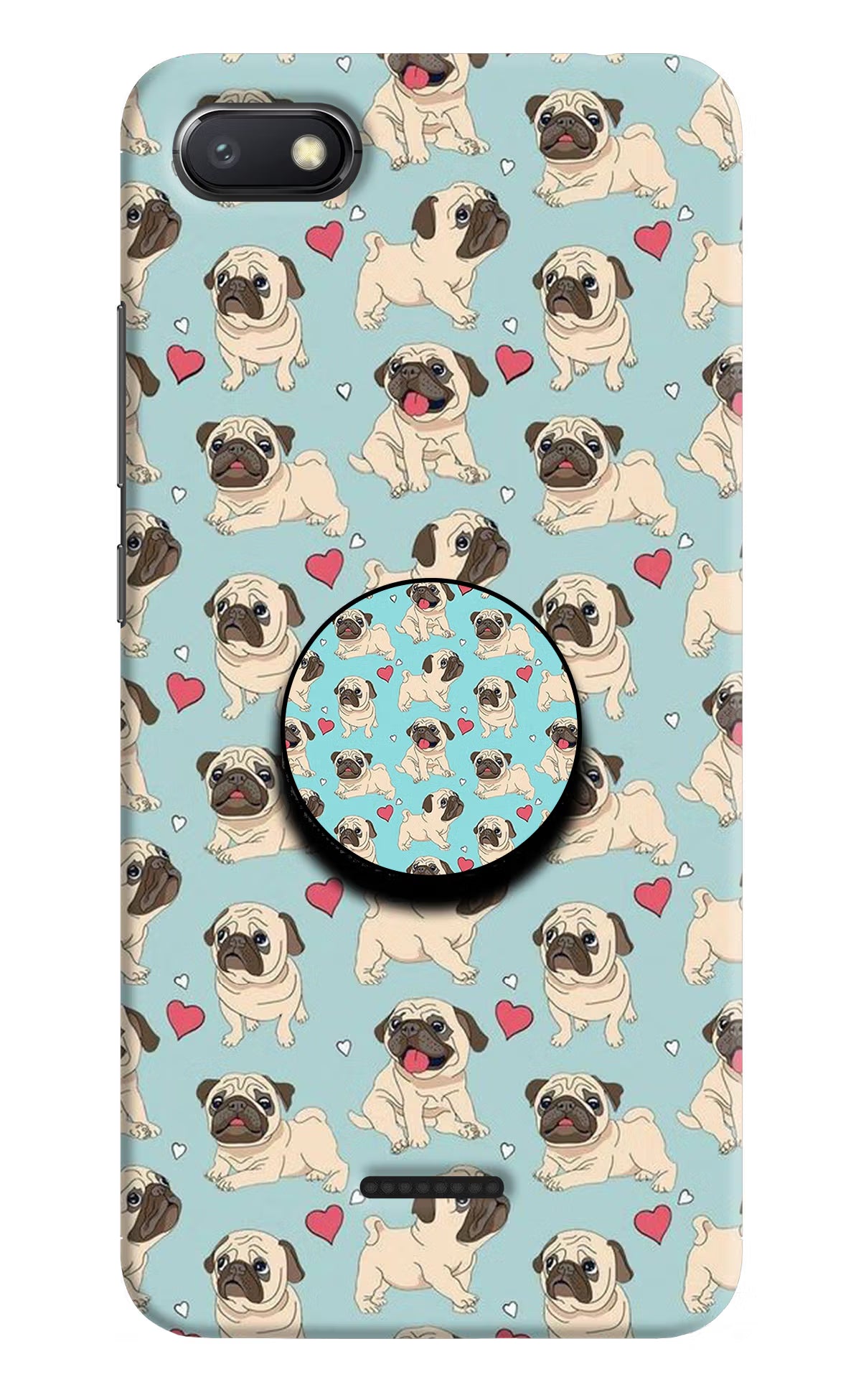 Pug Dog Redmi 6A Pop Case by Casekaro