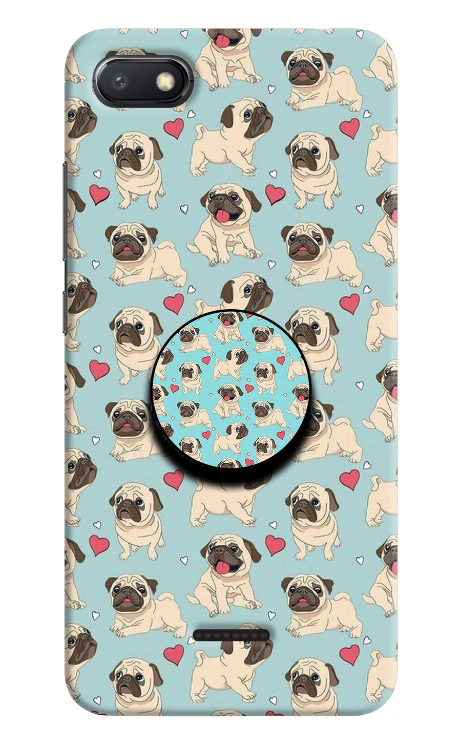 Pug Dog Redmi 6A Pop Case, Hard case